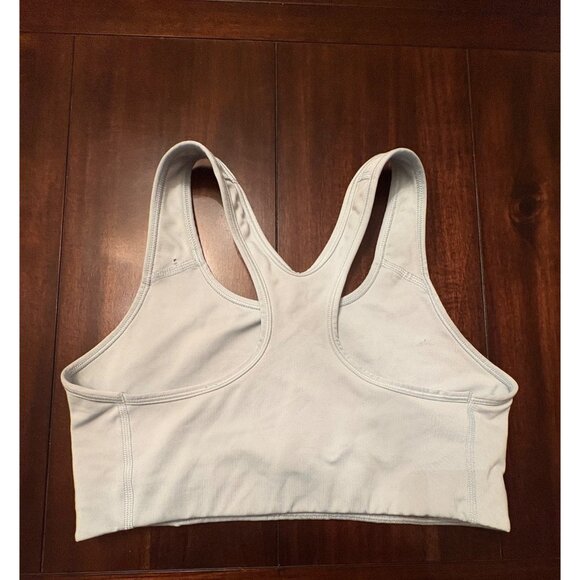 Nike Dri-Fit Womens Sports Bra Size L Light Blue Unpadded - Picture 3 of 7